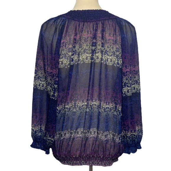 The Limited Semi-Sheer Ruffle Detail Blouse - Picture 2 of 12